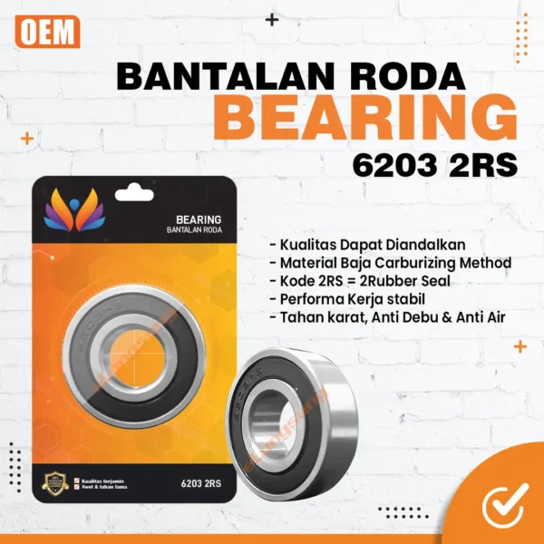 bearing 6203 2RS Design