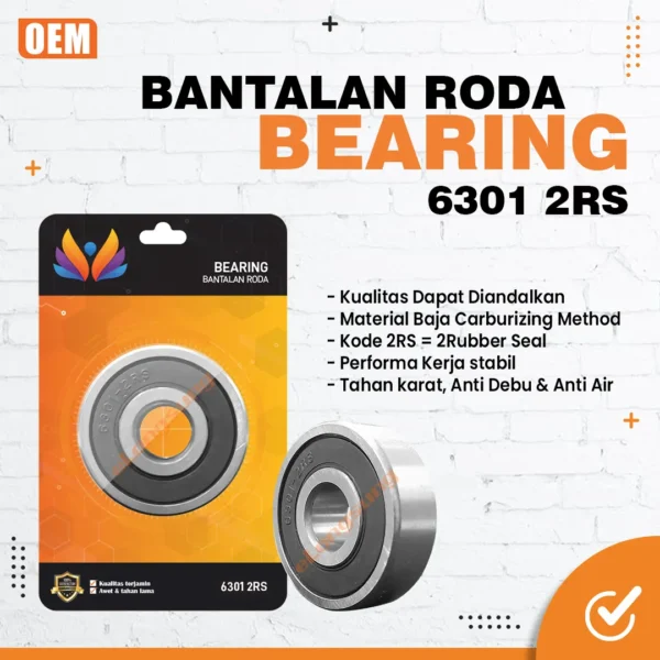 bearing 6301 2RS Design