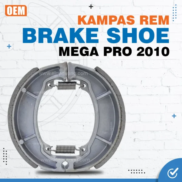 Brake Shoe Mega Pro 2010 01 - kampas rem mega pro 2010