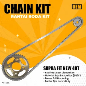 Chain Kit Supra Fit New 40T Design 01 - gir paket supra fit new 40t