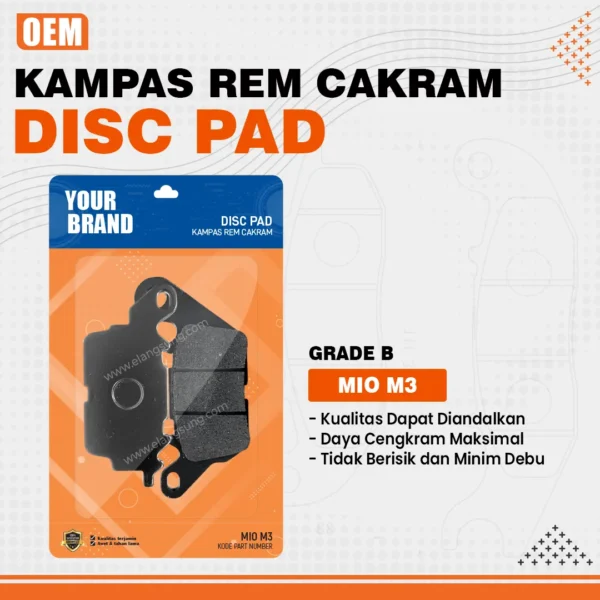 Disc Pad MIO M3 Design 03