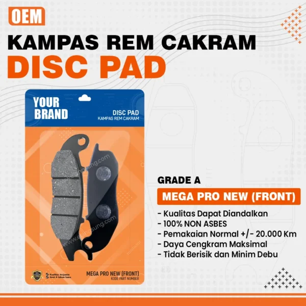 Disc Pad Mega Pro New Front Design 02