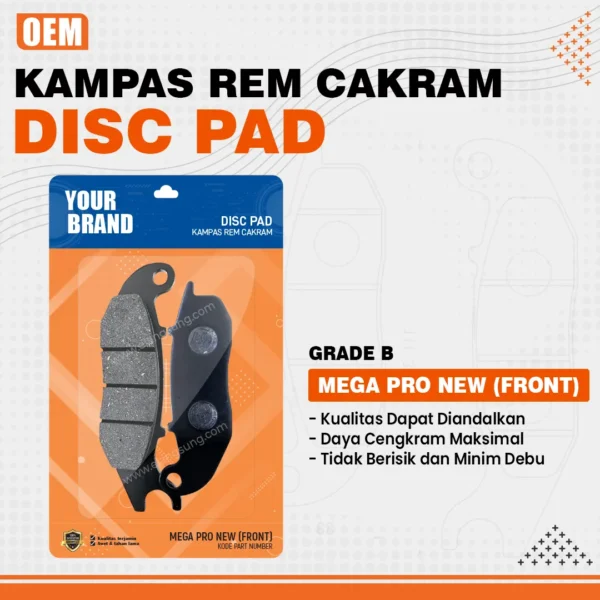 Disc Pad Mega Pro New Front Design 03