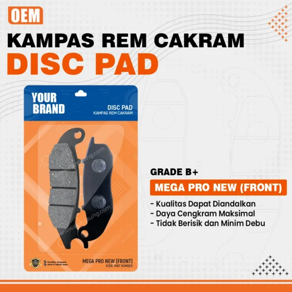 Disc Pad Mega Pro New Front Design 04