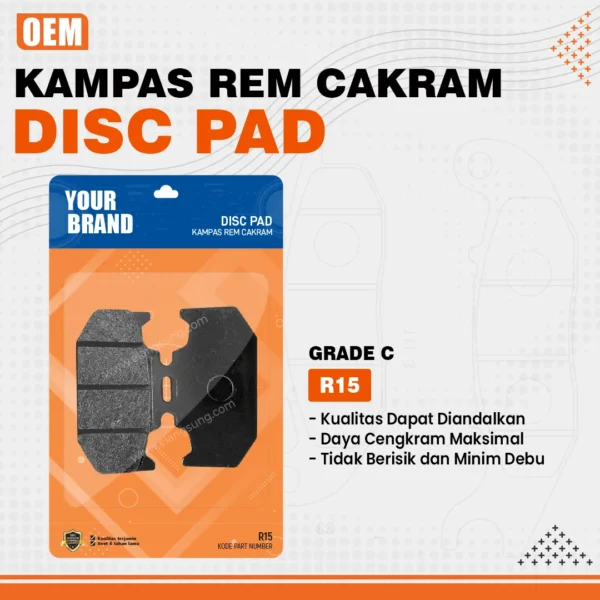 Disc Pad R15 Design 05
