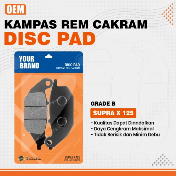 Disc Pad Supra X 125 Design 03