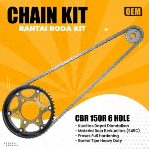 Chain Kit CBR 150R 6 Hole