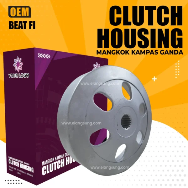 Clutch Housing Beat FI Design - mangkok kampas ganda oem