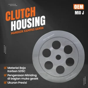 Clutch Housing Mio J Short Description - Mangkok Kampas Ganda