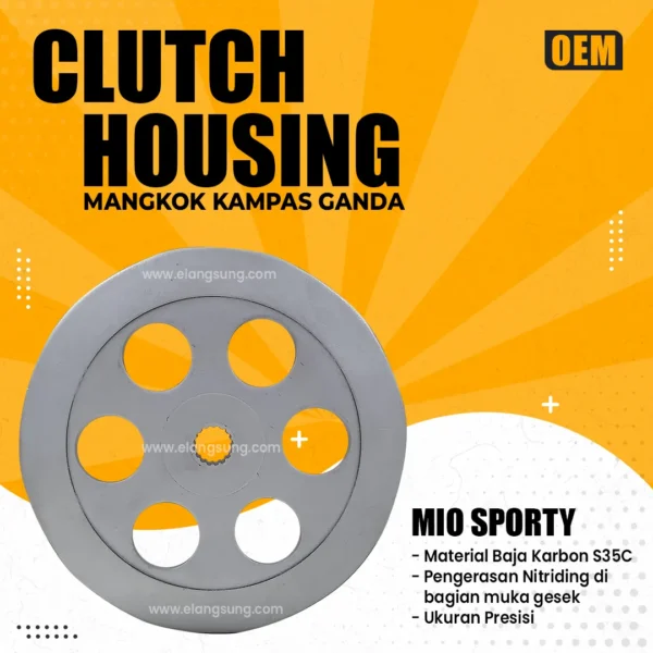 Clutch Housing Mio Sporty 5TL - Mangkok kampas ganda mio sporty