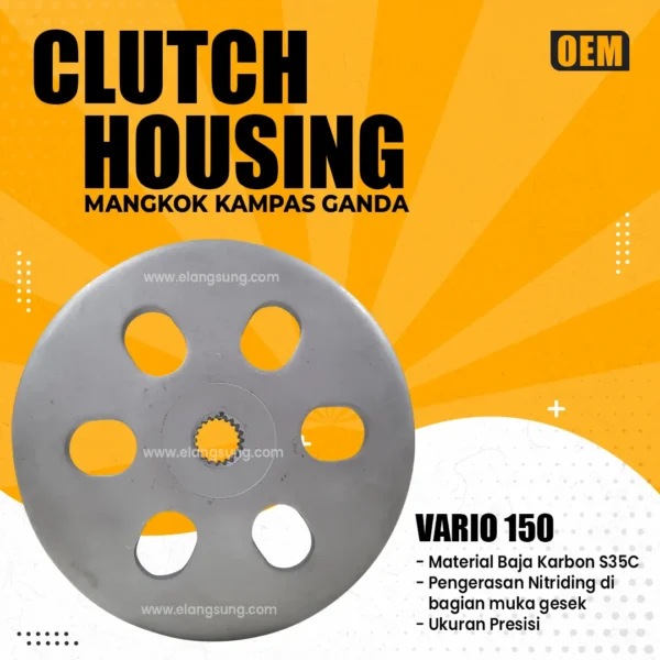 Clutch Housing Vario 150 - mangkok kampas ganda vario 150