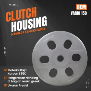 Clutch Housing Vario 150 Short Description