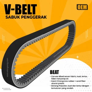 VBelt Beat Design - sabuk penggerak roda honda beat