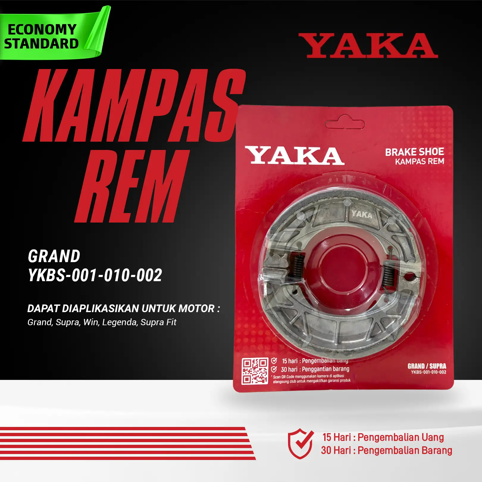 Kampas Rem Tromol YKBS 001 010 002