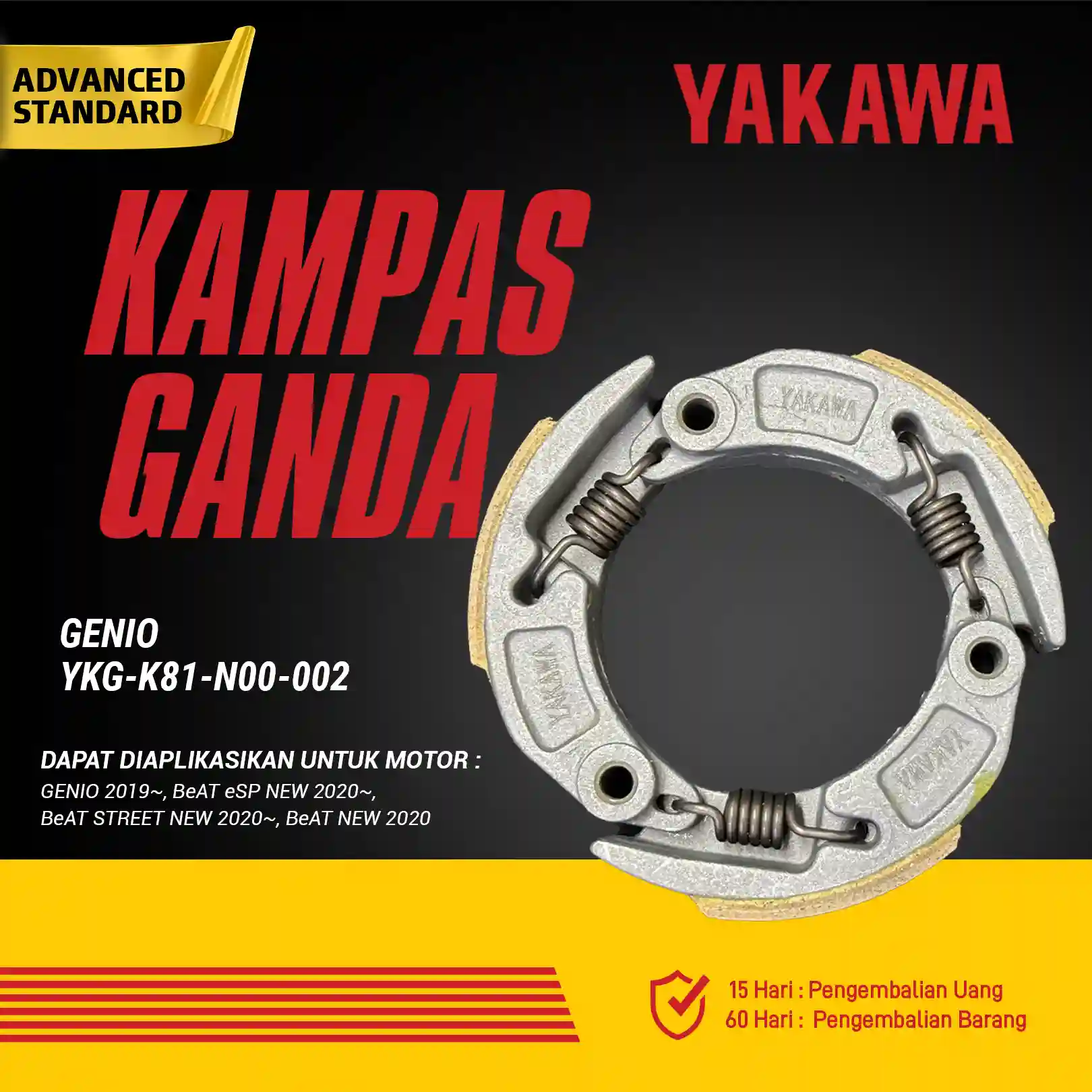 Kampas Ganda Genio YKG K81 N00 002