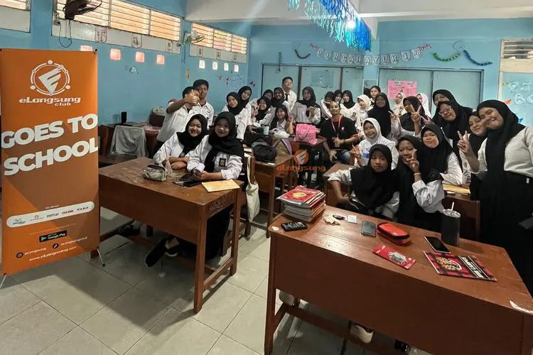 elangsung goes to school smk dewi sartika jakarta